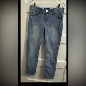 Democracy Straight Leg Jeans with Distressed Finish